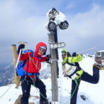 赤岳文三郎尾根 雪山登山 松本省二ガイド